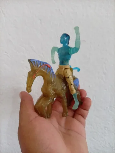 Boneco avatar e o cavalo