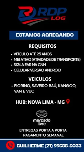 Parceria com proprietários de veículos para entregas no Mercado Livre.