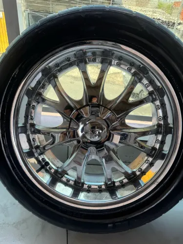 Rodas aro 20 cromadas