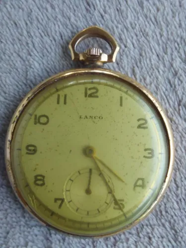 Relógio de bolso lanco swiss made leia a descrição 