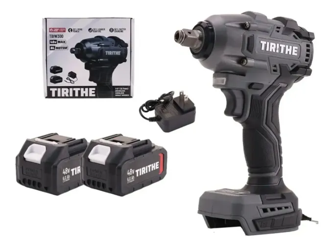 Chave De Impacto Brushless 500nm Com 2 Baterias 48v