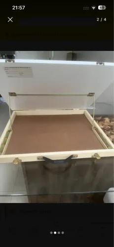 Prancha Trident 5000 Em Madeira Com Régua 42x52 Cm (Usado)