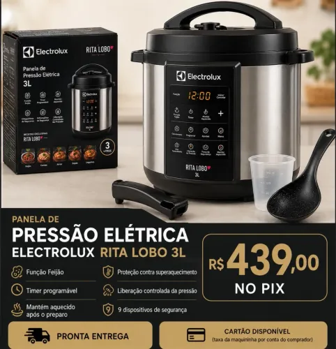 Panela de pressão elétrica Electrolux 