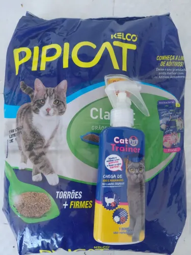 Areia pra gato