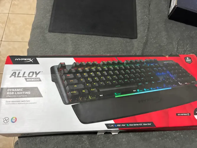 Teclado hyperx alloy mkw100