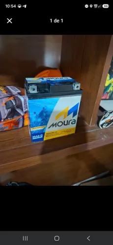 Bateria de moto moura 6ah ( motos 250 cc )