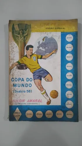 RARIDADE - ANTIGA REVISTA " VIDA DO CRACK " EDIÇÃO ESPECIAL SOBRE A COPA DO MUNDO DE 1958 