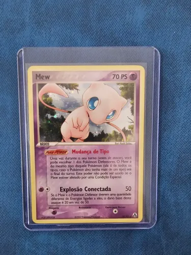 Carta Pokémon Mew Foil (10/92)  Vitage em perfeito estado de conservação (Sp+)