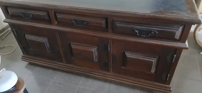Arca madeira três portas