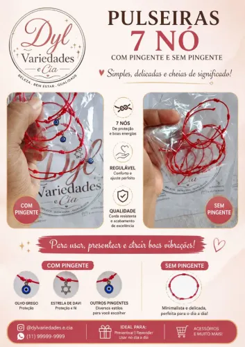 Pulseira 7 nós