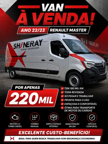 Renault Master 2.3 DCI Furgão 16V Diesel 2023