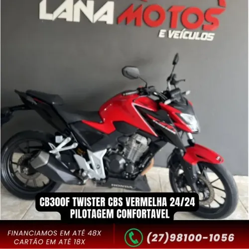 CB 300f twister cbs vermelha 24/24 - POTENCIA COM ECONOMIA