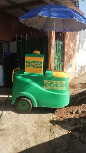 Carrinho de coco