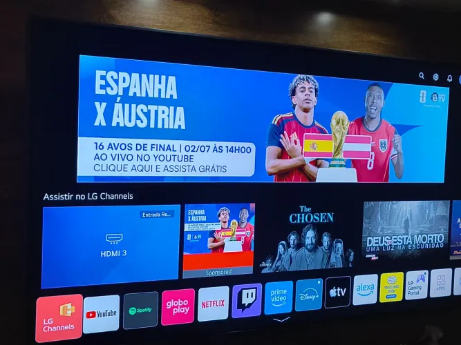 Smart TV LG 50 4K c/ Alexa e controle Smart Magic