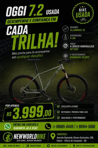 Bicicleta Oggi 7.2 tamanho 19