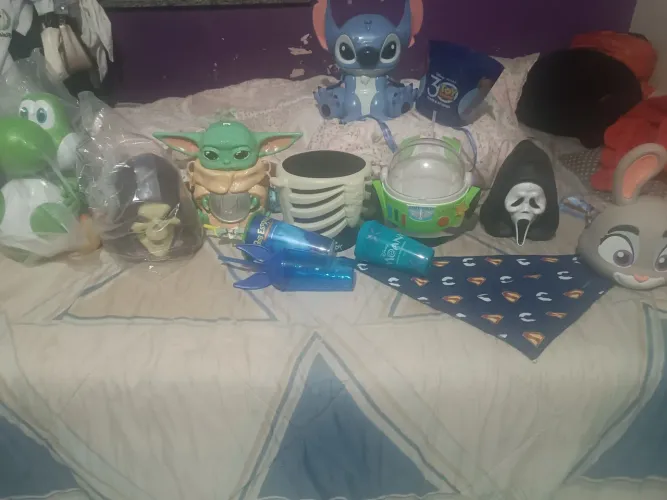 Baldes de pipocas