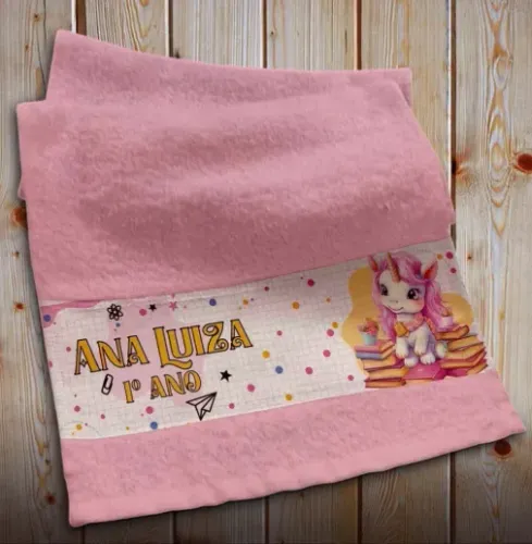 Toalhinha Personalizada volta as aulas