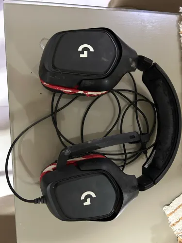 Vendo headset stereo Logitech g332 vermelho ok