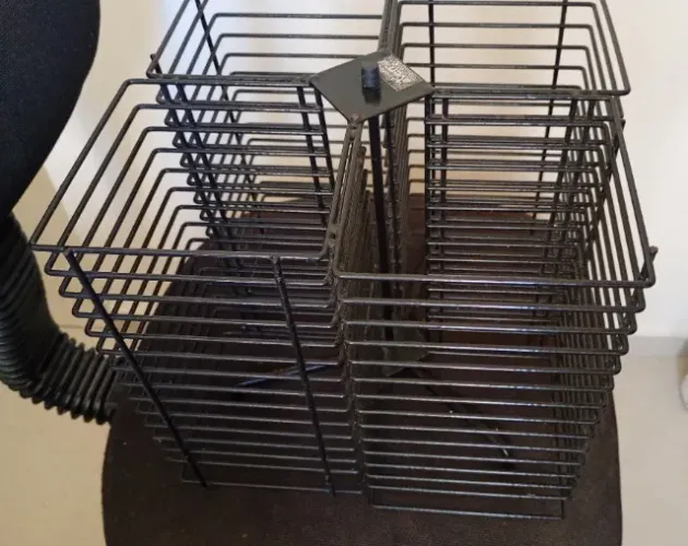 Organizador modular de CDs - giratório - espaço para 60 unidades