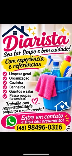 Diarista com referência