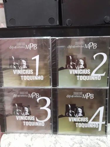 Box CDs Vinícius de Moraes Toquinho - Istoé Definitivamente MPB - CDs lacrados - Box Conse