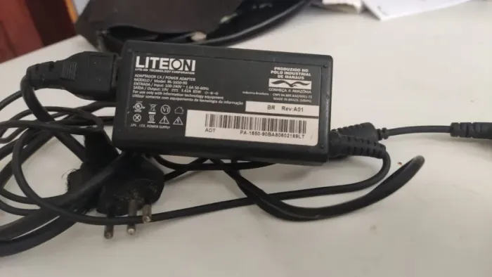 Carregador Notebook Asus X510UR - LiteOn 19V 65W - Usado