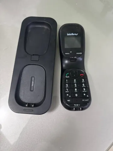 Vendo 6 telefones sem fio Intelbras sem fio - cor preto