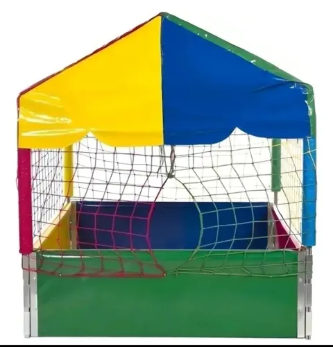 Piscina De Bolinha De 1,00 X 1,00 Sem Bolinhas Cor Colorido Infantil