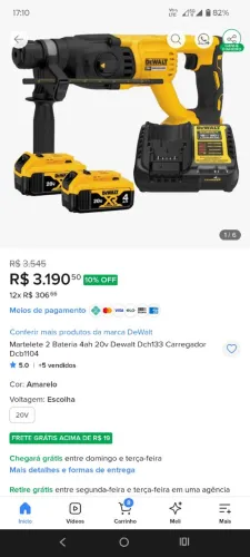 Furadeira de impacto Dewalt