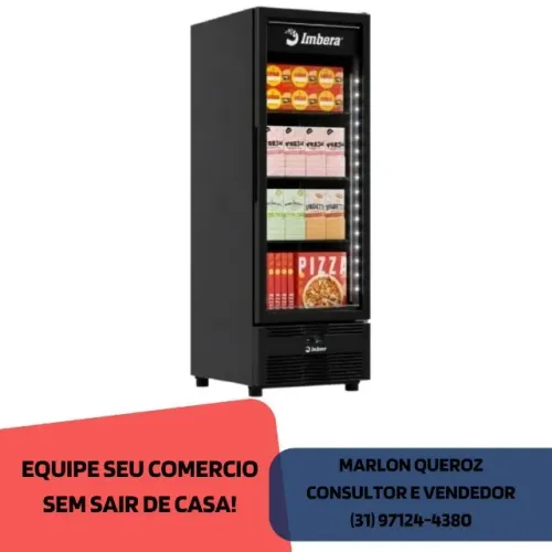 Freezer Vertical Porta de Vidro Imbera Novo