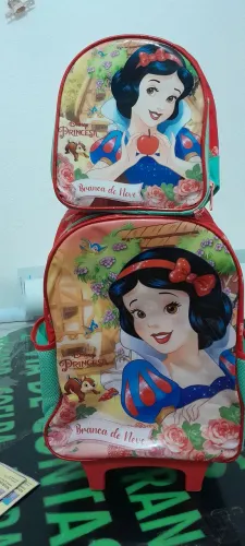 Mochila branca de neve Disney