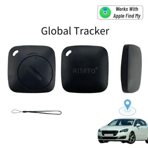 Localizador Smart Tag AIYATO Rastreador Gps Cor Preto IOS Iphone
