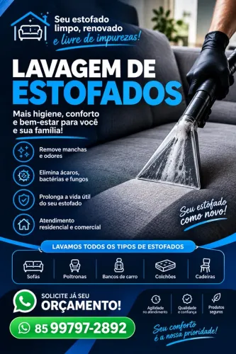 LAVAGEM DE ESTOFADOS