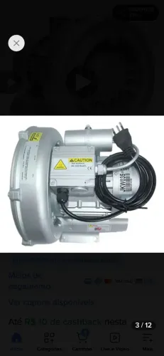 Soprador para tanque de peixe
