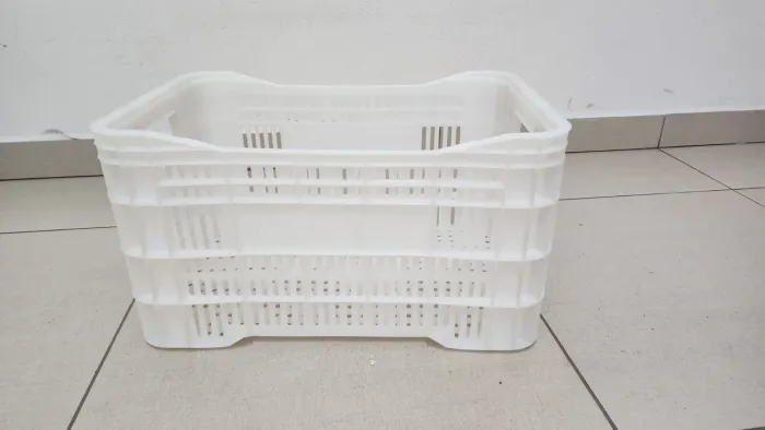 Kit 3 Caixas Agrícolas PEAD Virgem para congelamento e hortifruti