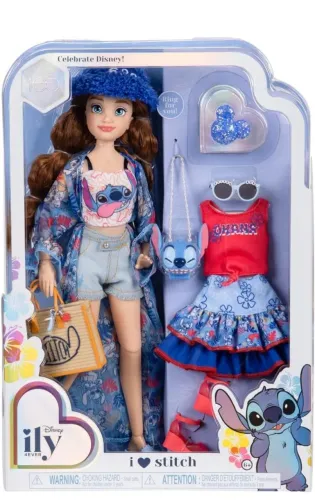 BONECA BARBIE ILY I LOVE STITCH NOVA LACRADA COM LOOK EXTRA