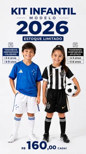 Kit infantil Atlético Mineiro