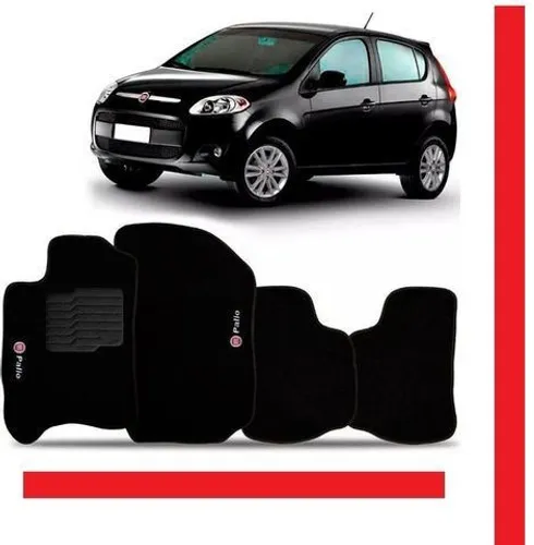 Jogo Tapete Fiat Palio 2012 Em Diante wave Preto 4 Pcs pbvft pjpcu