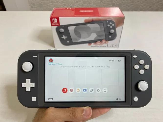 Nintendo Switch Lite Cinza Seminovo Garantia e Nf - FFSTOREGAMES
