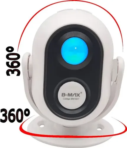 Sensor De Presença Com Aviso Sonoro Interno Externo Alarme