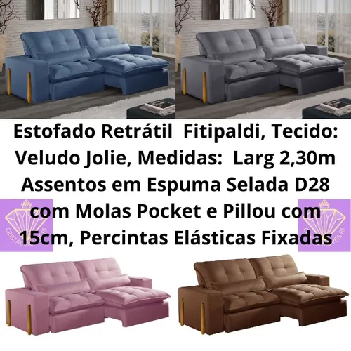 Estofado Retratil Fitipaldi 230  SR