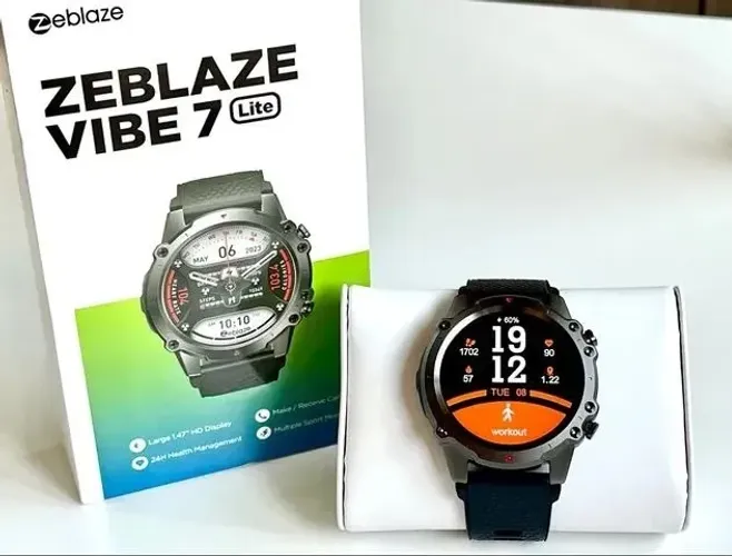 Smartwatch Zeblaze Vibe 7 lite à Prova D'água Tela Amoled