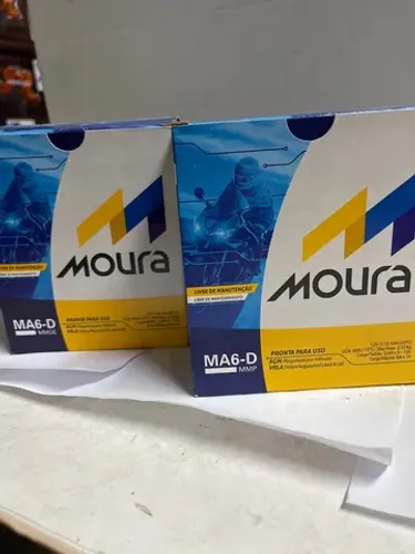 Bateria Moura MA6D CBX250/300/Lander250/Fazer250Novo