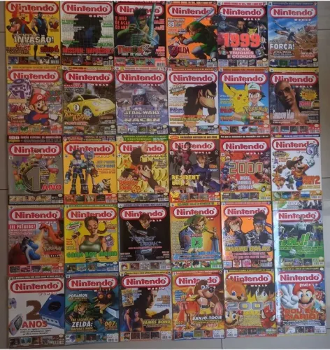 Revistas de Games Nintendo World - descrição com preços unitários
