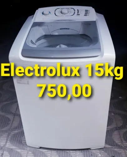 Máquina de Lavar Roupa Electrolux 15kg - R$ 750,00