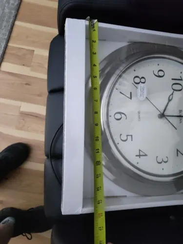 Relógio De Parede grande - Bulova C4160 metal