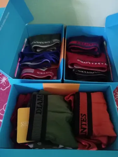 Cuecas diamantes infantis P M GG