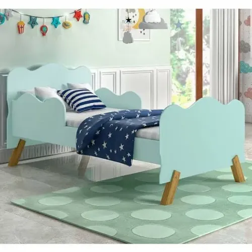Mini cama infantil nuvem com proteção lateral / FRETE GRÁTIS 