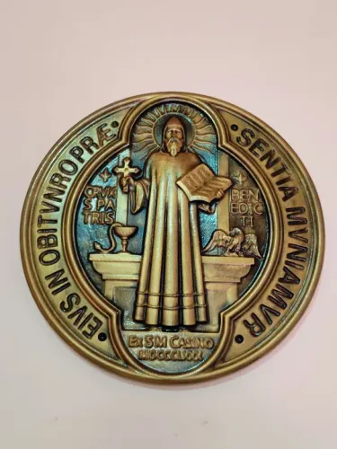 Quadro Decorativo Religioso São Bento
