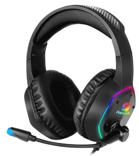 Fone de Ouvido Headset Gamer RGB Blackfire Preto Fortrek